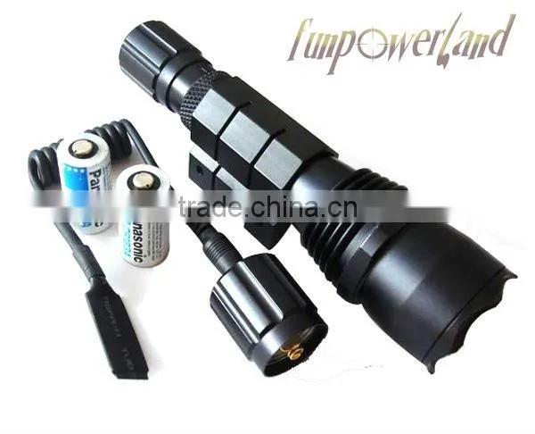 factory wholesale Cree Q5 hunting torch with weaver mount