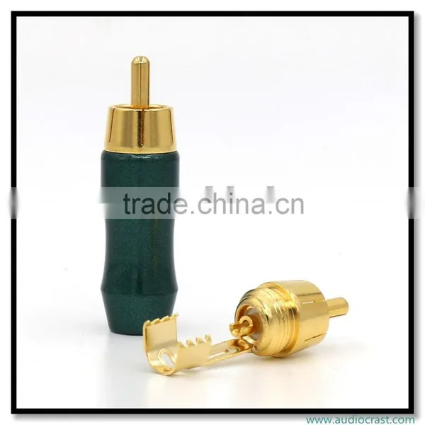 HIFI Audio 24K Gold Plated RCA Cable RCA Analogy Interconnect for Audio photo-4