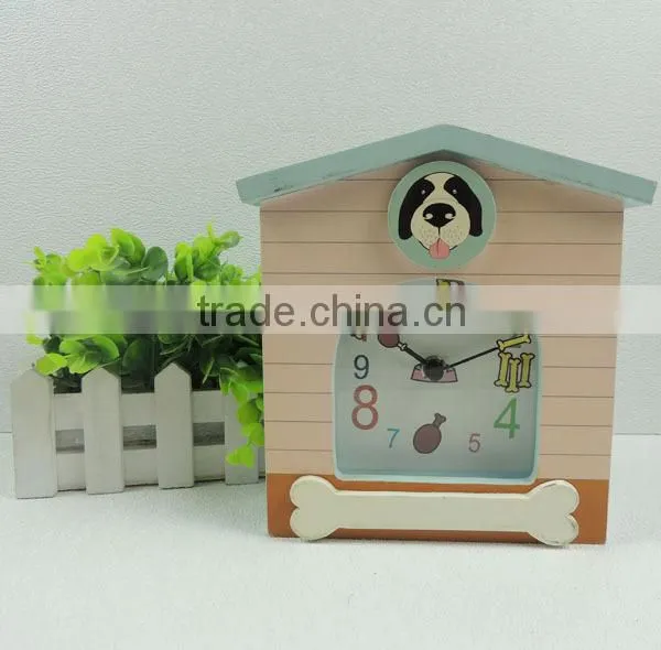 Wood desktop time clock
