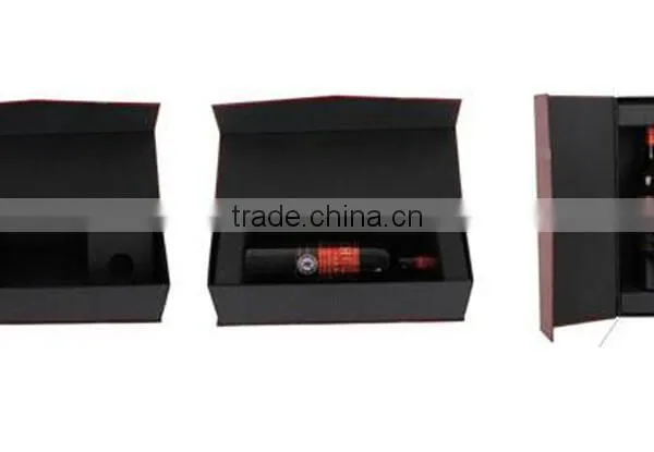 Custom Printed Paper Wine Box With Ribbon photo-4