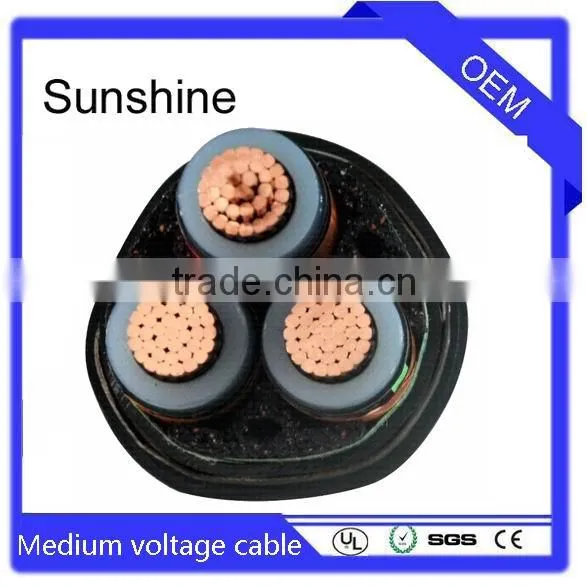 XLPE Insulated 15KV Overhead Halogen Free Medium Cable photo-6