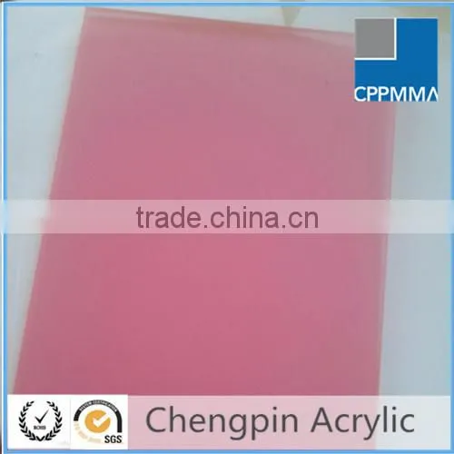 2015 China Supplier Color Pink Pmma Plate