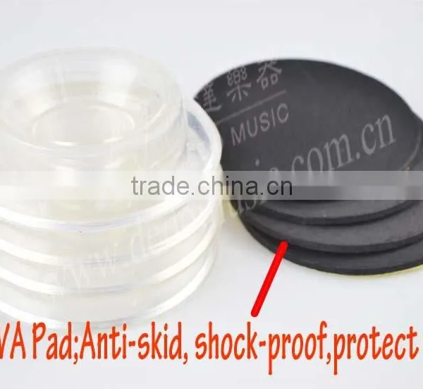 4PCS high quality White Acrylic round fluted Piano foot pads