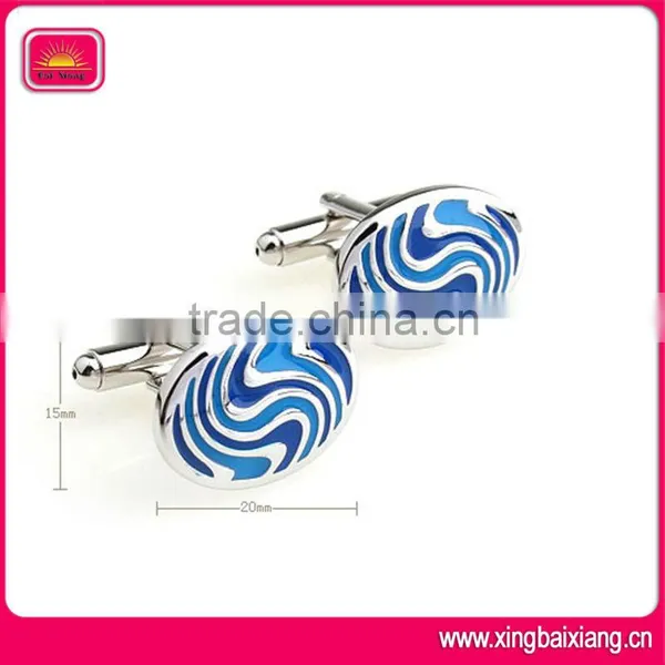Simple Shaped Silver Business Cufflink Buttons photo-3