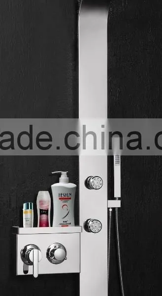 Multifunction Elegant Design One Piece Stainless Steel 304 Shower Room Control Panel photo-2