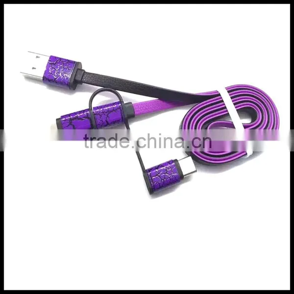 2016 Fashion Multi-function 3in1 Micro 5 IOS 8 Type-C Data Usb Cable photo-5