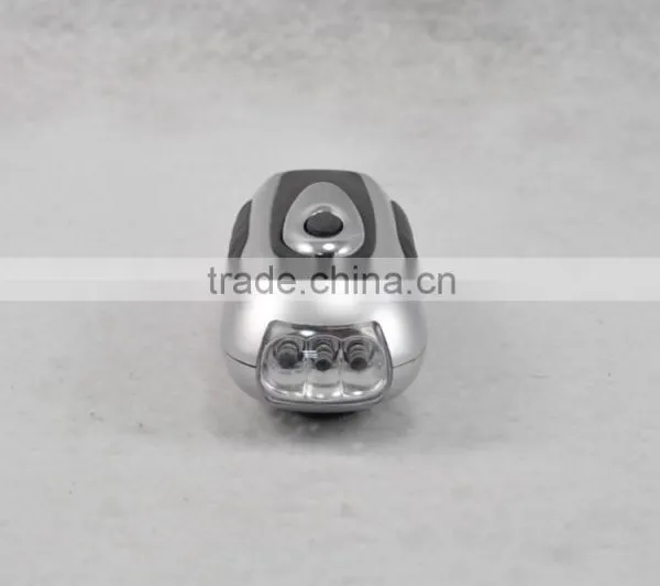 3 Led Wind Up Dynamo Flashlight photo-2