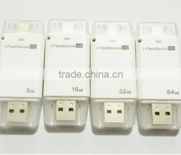 8GB/16GB/32GB/64GB i Flash Drive HD OTG Usb Flash Drive for Iphone Ipad photo-2