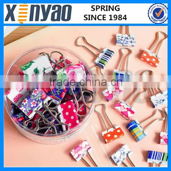 Logo Print Colorful Metal Binder Clips photo-2