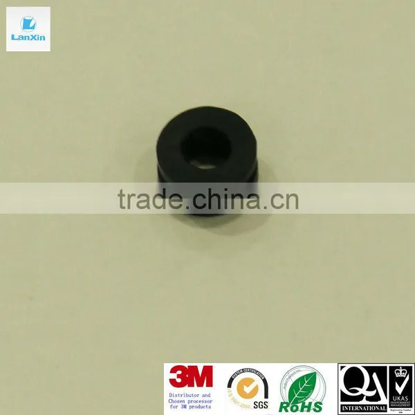 Black rubber grommet