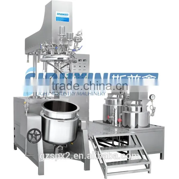 Sipuxin Vacuum Homogenizing Emulsifying Mixer for Shampoo/liquid Soap/detergent/pesticide/mixing Machine photo-6