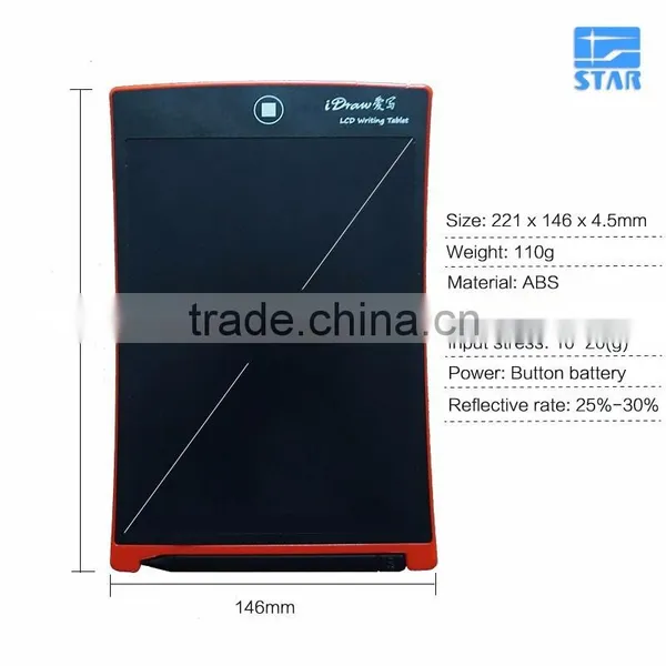 Portable E-Writer 8.5" LCD Writing Pad Paperless Memo Digital Tablet Notepad Stylus Drawing Handwriting Board For Students Kids photo-5