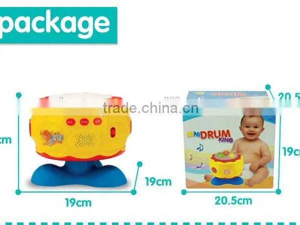 Funny Cartoon Lovely Musical Plastic Drum Set photo-5