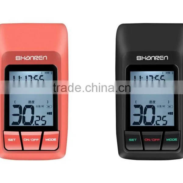 USB Rechargeable Rainproof LCD Backlight Wireless Bike Odometer Cycle Light photo-4