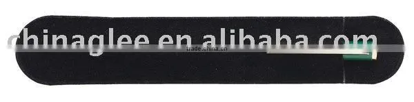 Stock Black Velvet Pen Pouch