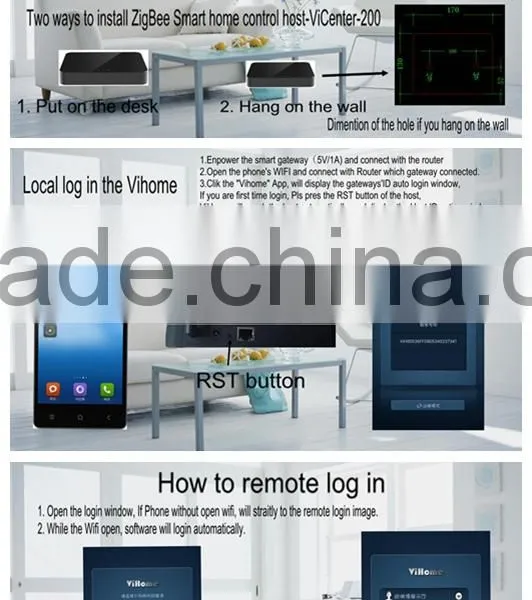 ZigBee Wireless Multi-function Automatic Magnetic Door Contact Sensor Alarm Sensor for Intruder Alarm photo-2