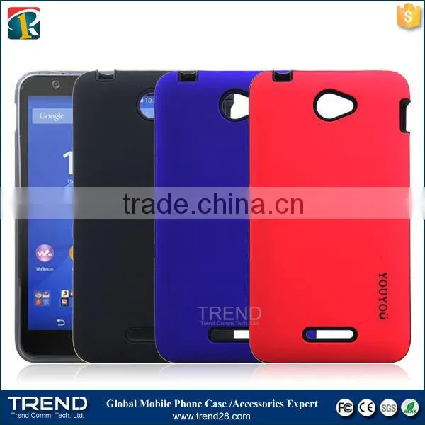 Youyou Pc+tpu Oil Coating Case for Sony Xperia e4 photo-3