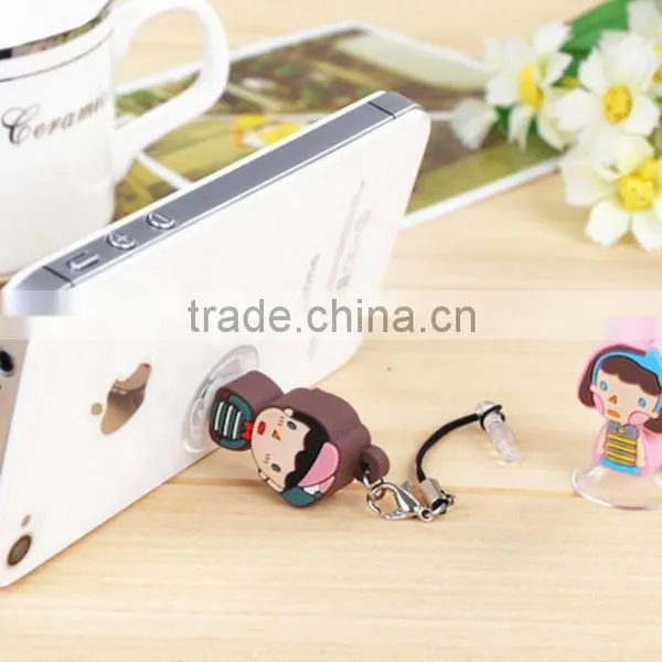 Custom Novelty Plastic Smart Phone Cute Ring Holder photo-2
