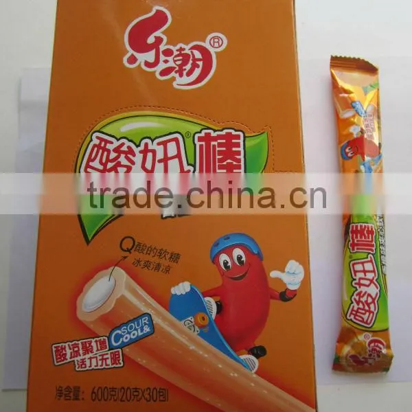 2013 Orange Sour Stick Soft Candy