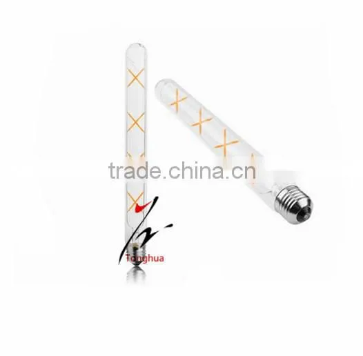 High Quality Retro LED Filament Light Bulb T30 300 E27 Tubular Lamp Warm White Dimmable 110/220V photo-3
