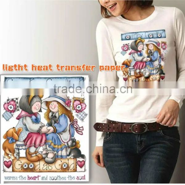 Yesion Light&Dark T-shirt Heat Transfer PrintingPaper/ Inkjet Transfer Paper For 100% Cotton Fabric photo-2