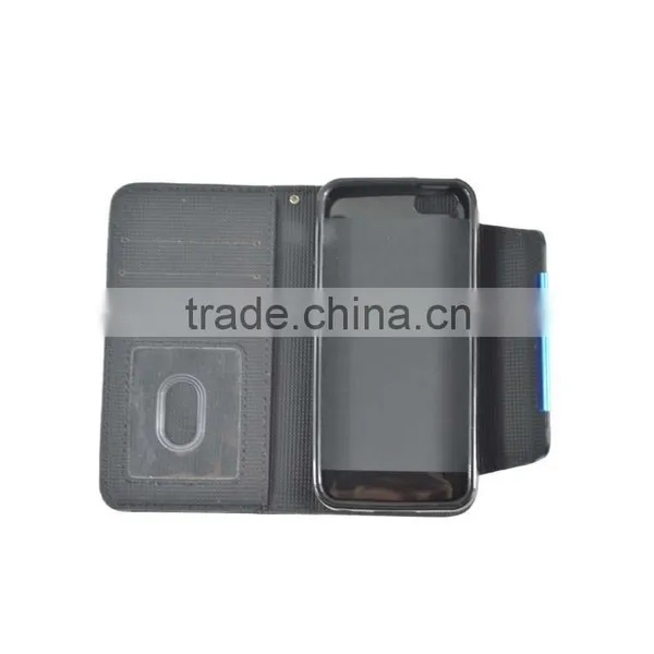 Black 2 In 1 Magnetic Detached Leather Case For Wiko Slide photo-4