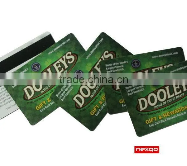 Customized Printing 300 oe Magnetic Stripe Cash PVC Gift Card photo-3