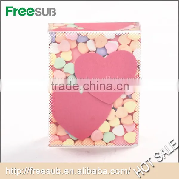 New Funny Curved Crystal Cube Glass Photo Frame photo-4