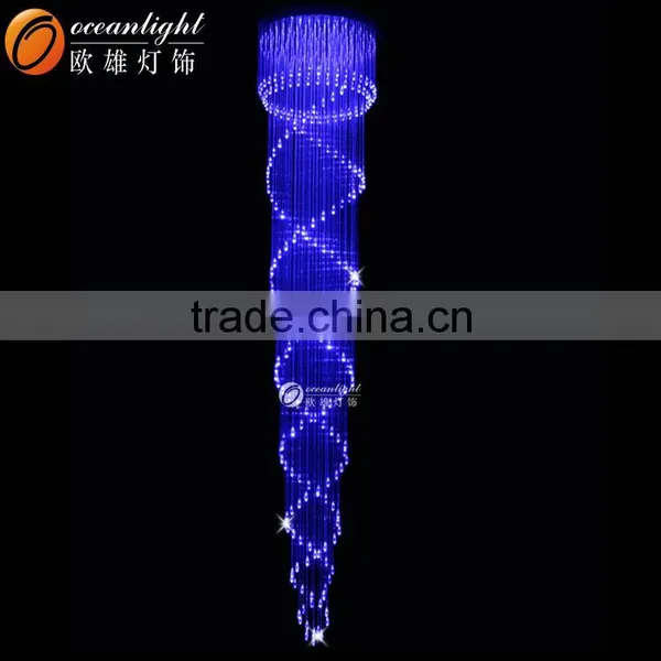 Hot Selling Spiral Crystal Light ,color Changing Fiber Optic Light,decoration Fiber Optic Light Om953 photo-2