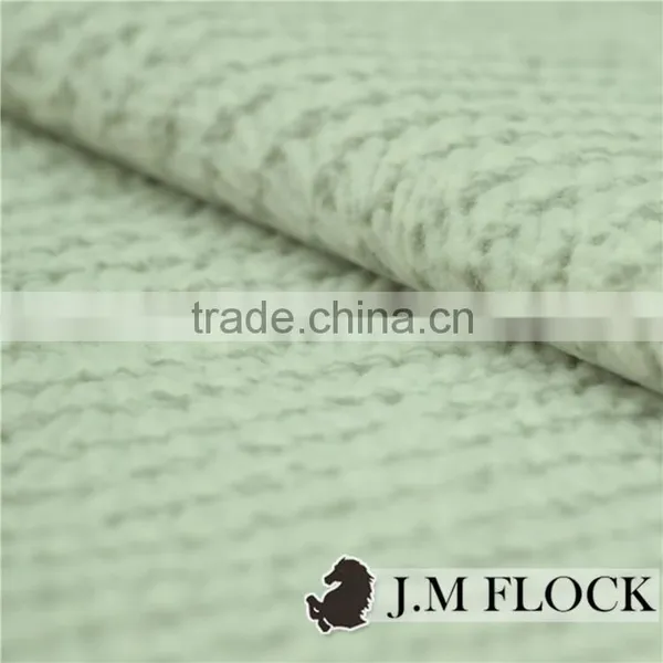 Polyester Flocking Printed Tricot Velvet Home Furnishing Fabric photo-4