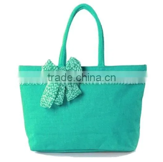 Canvas Rope Handle Beach Bag photo-3