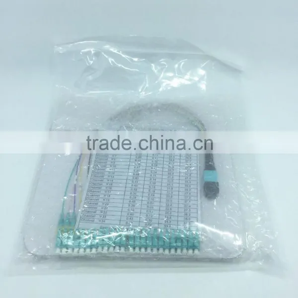 MPO to LC 24 Cores Fan-out Fiber Optic Patch Cord photo-5