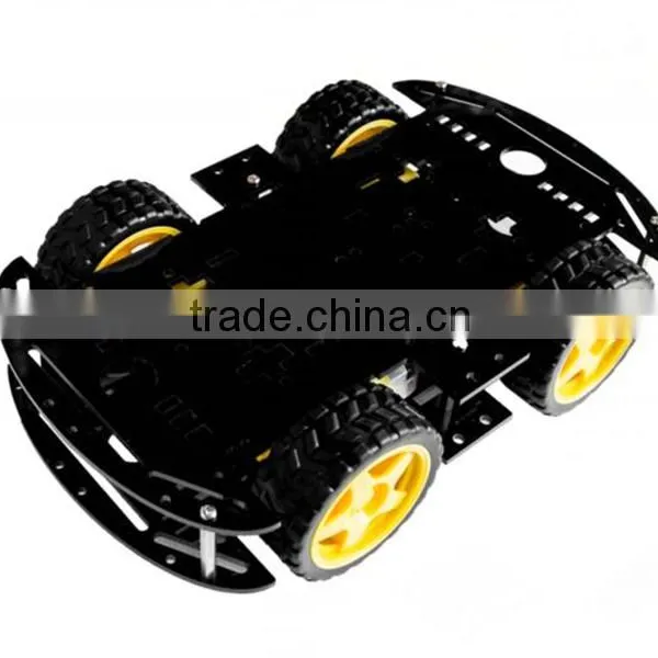 4WD Smart Robot Car Chassis Kits for Arduino With Speed (5 Colors) photo-6