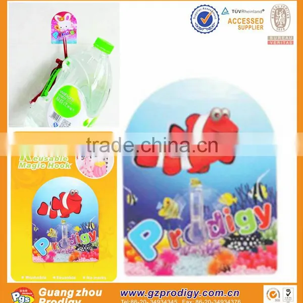 Cartoon Plastic Adhesive Hook / Magic Hook / Magic Hook Sticker Reusable photo-5