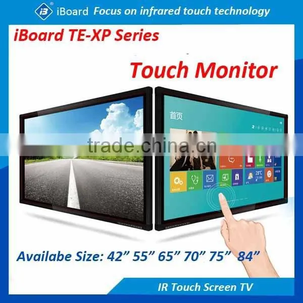 84inch Infrared Interactive Flat Panel Android 4k All in One Touch Screen pc Display