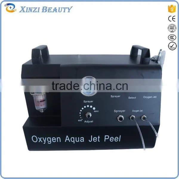 2016 Hot Selling Spa Water Oxygen Jet Peel Hyperbaric Oxygen Facial Machine Anti-aging Facial Treatment Machine For Sale Diamond Dermabrasion photo-3