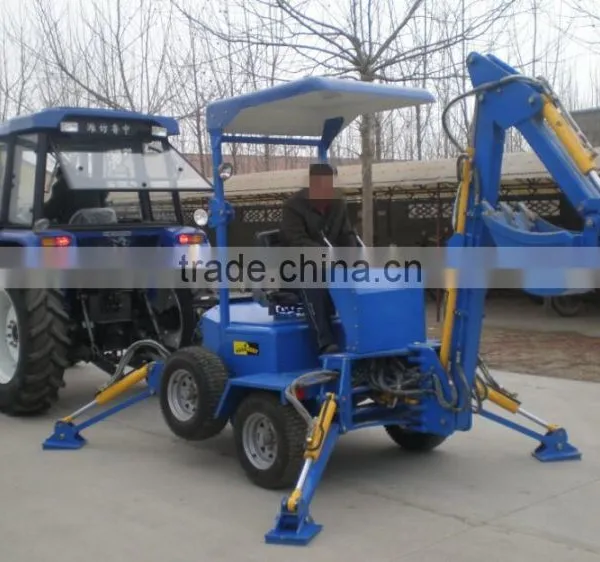 18hp Diesel Engine ATV Towable Backhoe Excavator for Sale photo-3