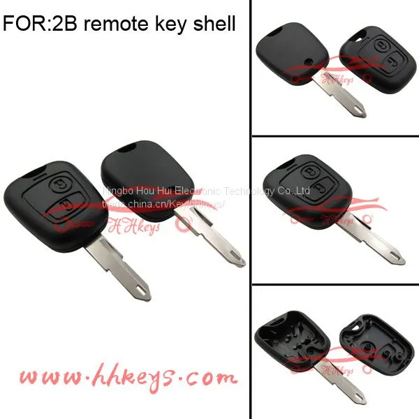 Car Key Shell With 2 Button Nologo for Peugeot 206 Remote Car Key Shel photo-5