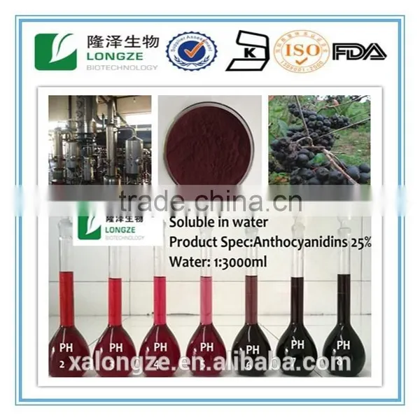 Anti=oxidant Blueberry P.E With Anthocyanidins 5-25% ,Extract Ratio 5:1 and 10:1blueberry Fruit Powder photo-3