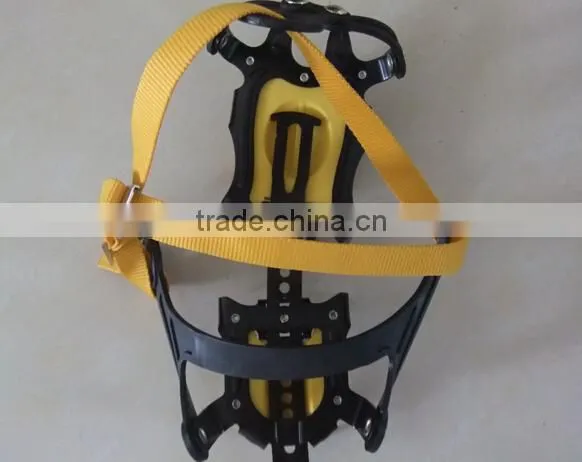Mountain Climbing,Hiking,Walking Antislip Shoes Cover Snow and Ice Shoes Spikes Good Tpr Ice Shoe Crampons photo-4