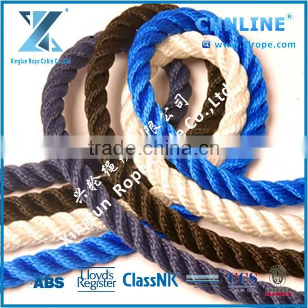 XLROPE Blue Color 3 Strands PE Ropes Polyethylene Ropes photo-2