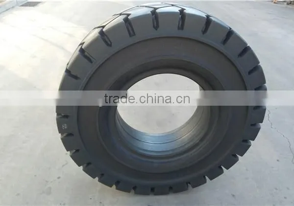 New Otr Solid Rubber Reach Stackers Forklift Tire 12.00-20 14.00-24 photo-4