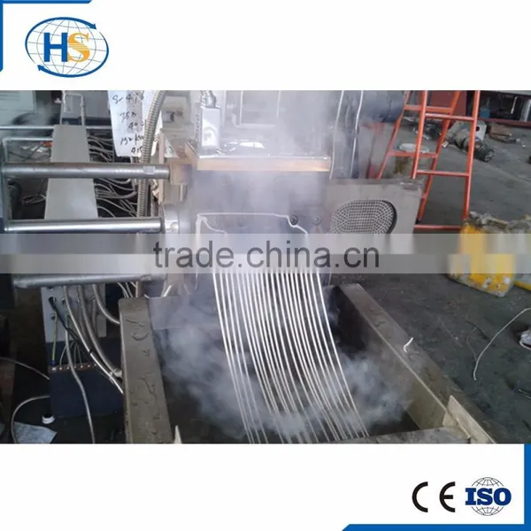 Waste Plastic Recycling Pellets Granulating Machinery/Big Sale CACO3+PVC Filler Masterbatch Pelletizing Machine photo-4