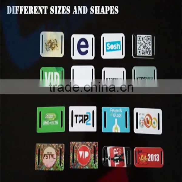 China Cheap Elastic Fabric Rfid Epoxy Wristband photo-3