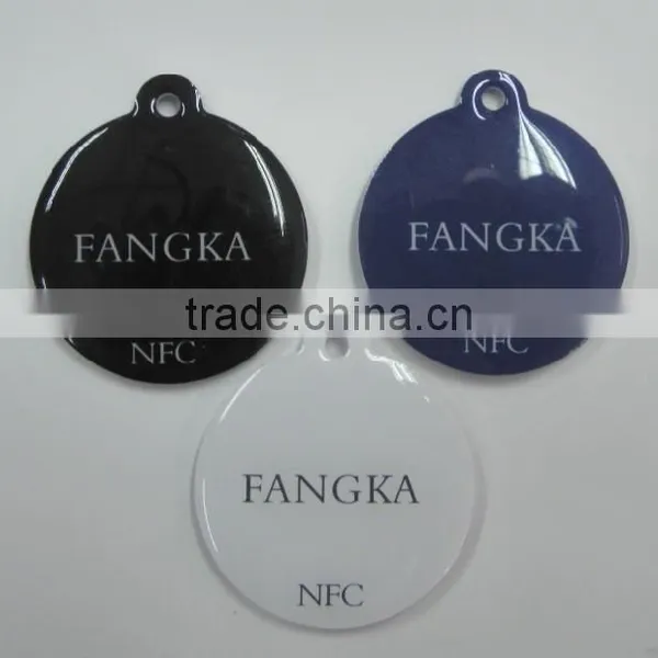 Waterproof RFID Irregular Shaped Epoxy Credit Card / Tag