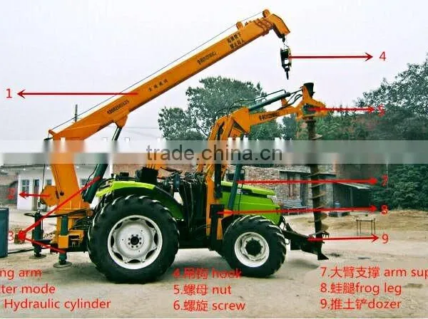 Piling Machine / Condition Piling Machinery Drilling Rig/bored Pile Earth Auger photo-6