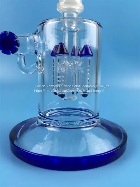 New Glass Water Pipes Glass Bongs With Rocket Perc and UFO Perc 18.8mm Joint In Bulk From Hookahs photo-3