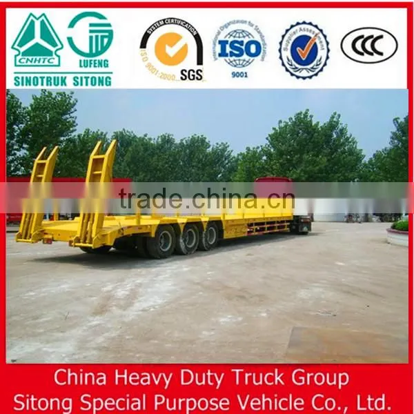 Lowbed Excavator Carrier Chassis Tractor With 3 Axle for Sale photo-3