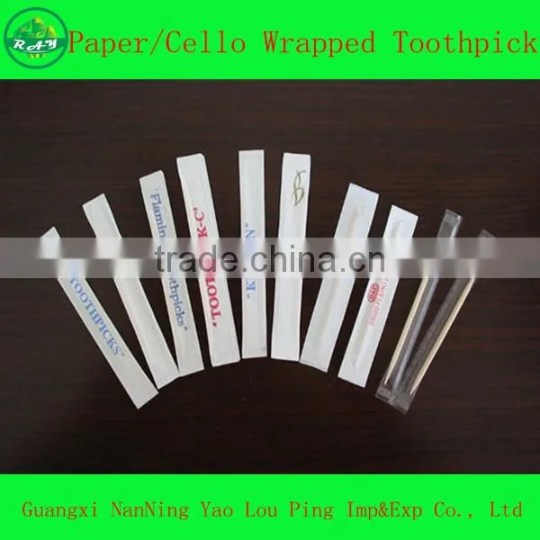 Individual Wrapped Wooden&bamboo Toothpicks photo-2