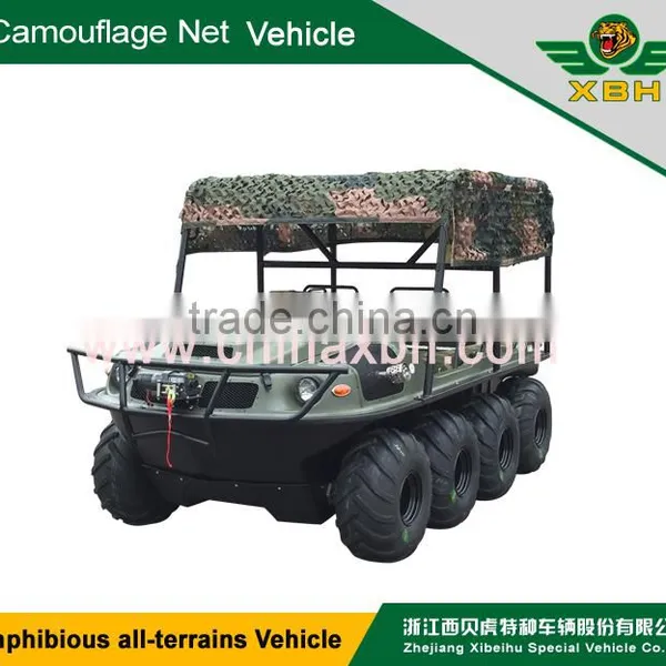 XBH 8X8-2 Camouflage Net Vehicle 800cc 8 Wheel 4 Stroke Go-anywhere Vehicle ATV